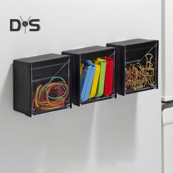 Duża pojemność Magnetyczne pudełko do przechowywania z przezroczystą pokrywą Pyłoszczelne Łatwe w montażu Magnetyczne pudełko do przechowywania w lodówce