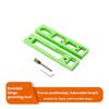 Light Weight Plastic Carpenter Slotting Template Precisions Slotting Tool for Installing Concealed 3D Hinge Enduring