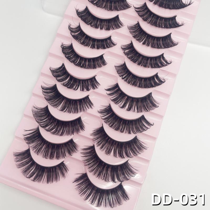 Xiyin Style European & American Thick Curled Imitation Mink False Eyelashes