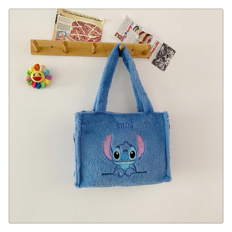 Tasche Tragetasche Plüsch Für Frauen Mit Reißverschluss Und Innentasche Tägliche Nutzung