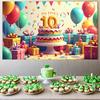 Backdrop Party Decorations Photo Booth Background For Birthday Party Celebration Anniversary Event