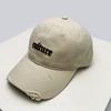 Sunshade Simple Versatile Broken Style New Men Women Casual Peaked Caps Fashion Korean Embroidered Letters Baseball Hats ins