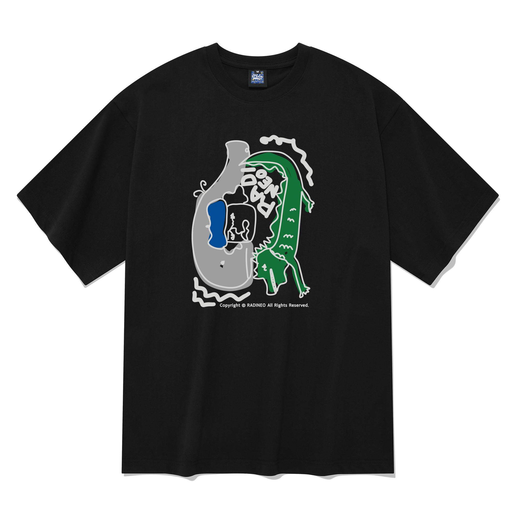Radineo Trio Short Sleeve T-Shirt Black L