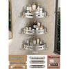 Punch-Free Wall-Mounted Bathroom Shower Corner Shelf