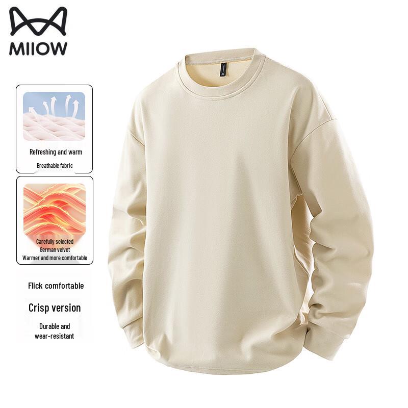 

Men s Double-Sided De Velvet Thermal Long Sleeve T-Shirt L