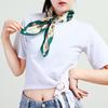 Women Gift Fashion Three-ring Fashion Jewelry Crystal Brooch Shawl Clip Scarf Buckle Scarf Ring