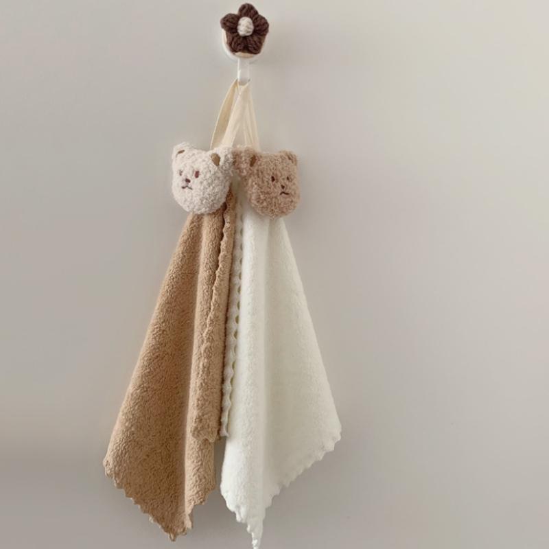 Kids Hand Towels Cute Baby Fingertip Towels Fast Drying Super Absorbent Soft Cotton For Kitchen Bathroom School Washroom