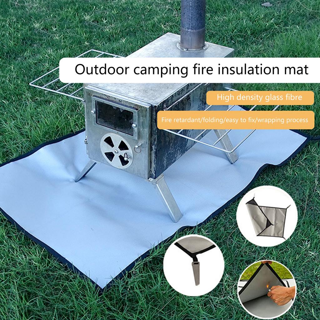 Portables Fireproofs Blanket Versatiles Fire Retardant Mats Barbecue Oven Tool for Safe Outdoor Cooking