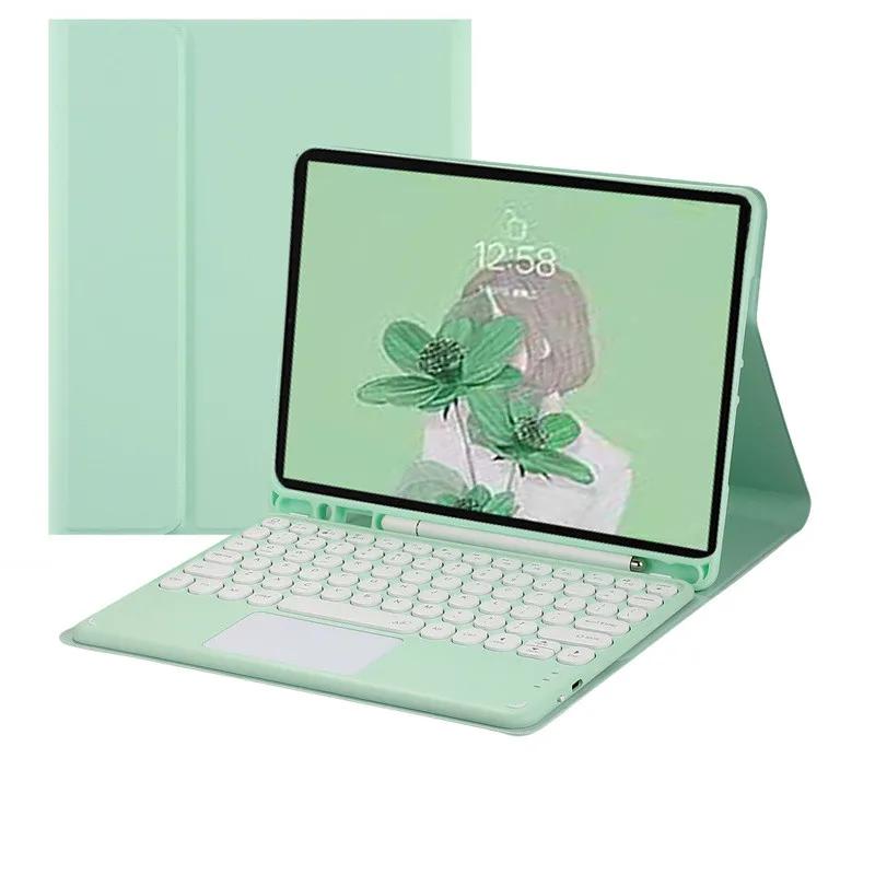 Touchpad Keyboard Case For Samsung Galaxy Tab S10 Plus S9 FE Plus 12 4 Tablet Cover with S Pen Holder Russian Spanish Teclado
