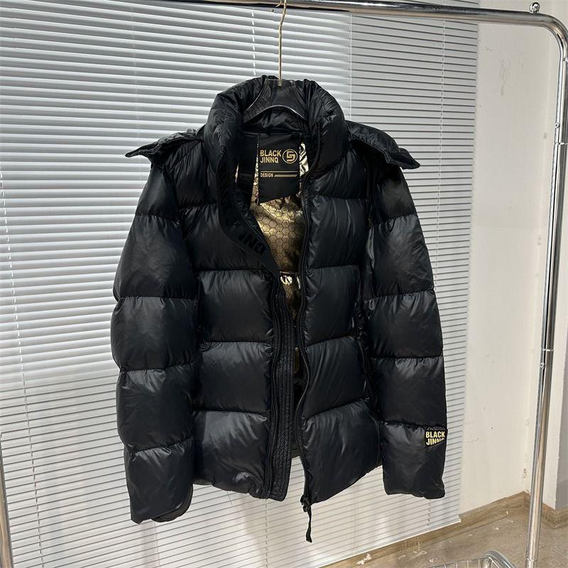 Black Gold Short Down Jacket for Women Winter New Thickened Cotton Coat, Bread Coat, Cotton Jacket for Women
