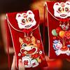 Chinese Style Velvet Red Envelopes 2026 Horse Year Traditional Lucky Money Bag Best Wishes Cartoon Red Packets New Year Gift