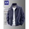 ROMON Men's Casual Windproof Stand-Collar Jacket