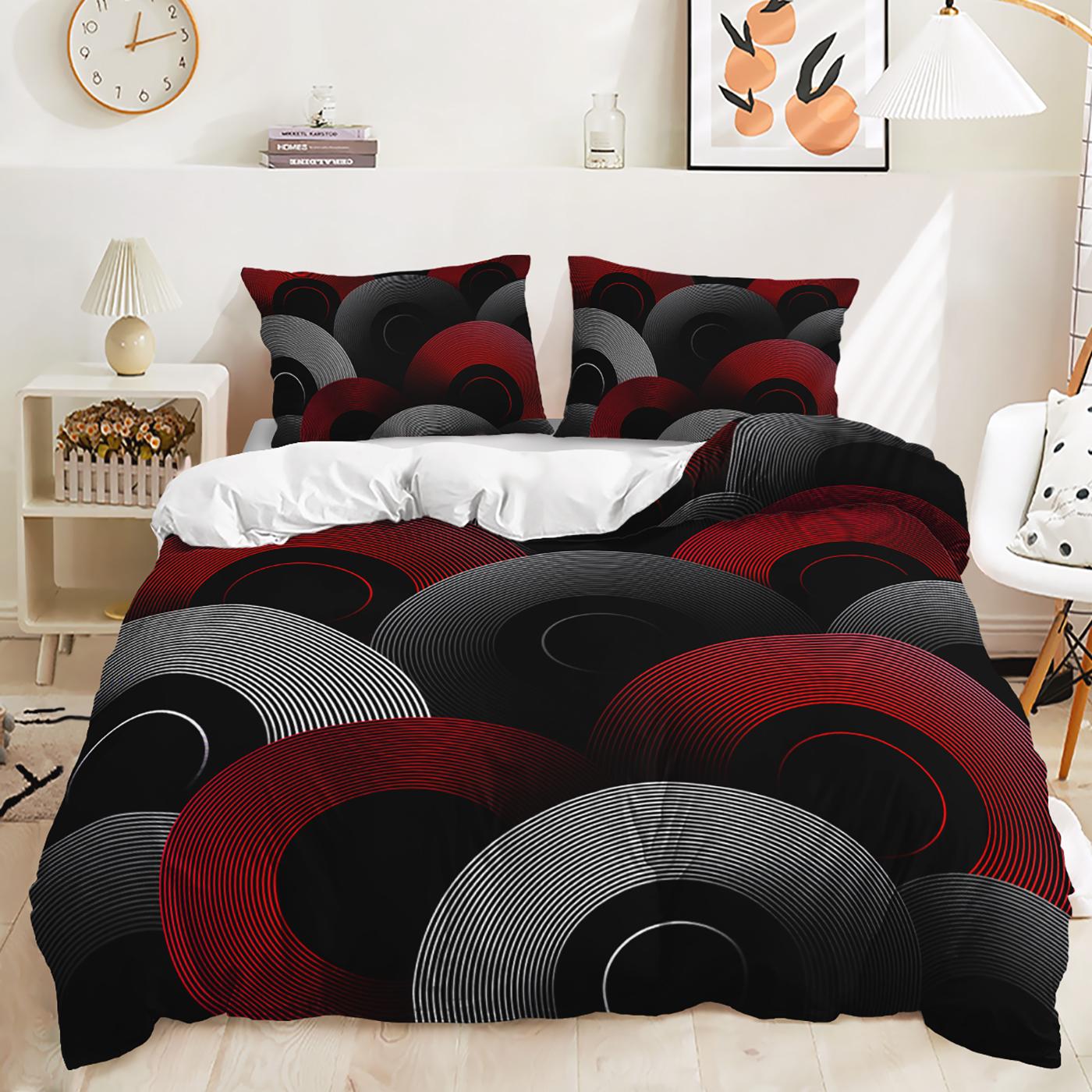 

Домашний текстиль 3D цифровая печать узор различные размеры пододеяльник наволочка спальня (Набор из 3 предметов) Комплект постельного белья DE 135x200cm