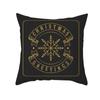 New Black Hot Stamping Christmas Pillow Cover Golden Elk Christmas Tree Sofa Cushion Cover Home