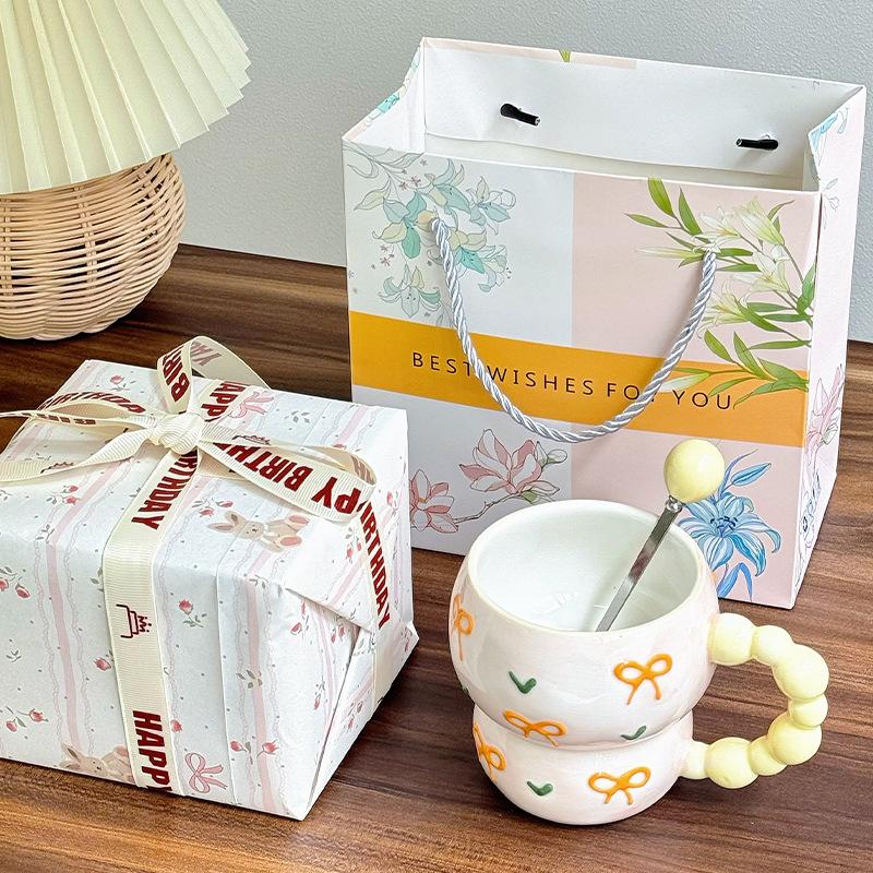 School Gifts for Teachers and Classmates, Ceramic Mugs, Couples, Coffee Mugs, Birthday Gifts for Girls, Gift Boxes