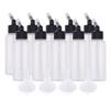 10pcs 65ml Airbrush Paint Bottle Jars Dual Action Siphon Feed Air Brush Airbrushing Accessories with 4pcs Funnel Scale