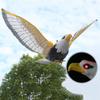 Luminous Bird Repellent Hanging Eagle With Music Flying Bird Scarer Garden Decoration Portable Flying Bird Garden Decor
