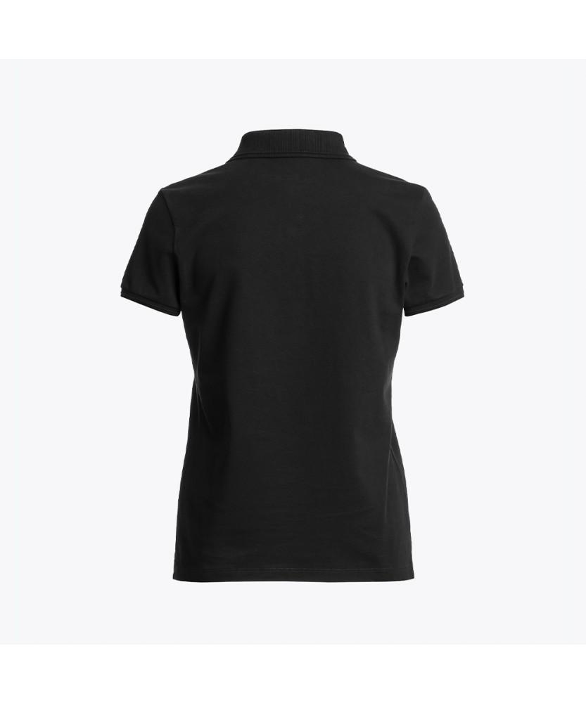 PARA JUMPERS Women'S Pique Polo Shirt Enif-Black (26Smpwpoek33Pj0541)