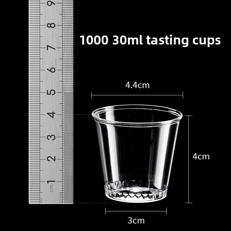 Thickened Disposable Cups Hard Airline Cups Heat Resistant Plastic Cups for Home Tea Wine