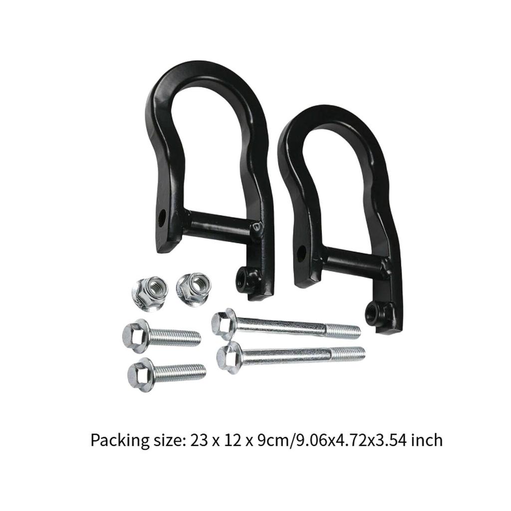 2x Front Tow Hooks Easy Installation 84072463 High Performance Part Wear Resistant Reliable Car