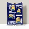 Minions Blanket With Cartoon Design For Bedroom And Lounge Use