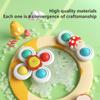 3Pc Set Suction Cup  Cartoon Animal Spinner Toys For Kids Window Baby High Chair Table Travel Bath Toy For Children Gift