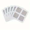 18/12/6PCS Disposable Hair Catchers for Shower Mesh Shower Drain Covers - Floor Sink Strainer Filter Mesh Stickers Bathroom