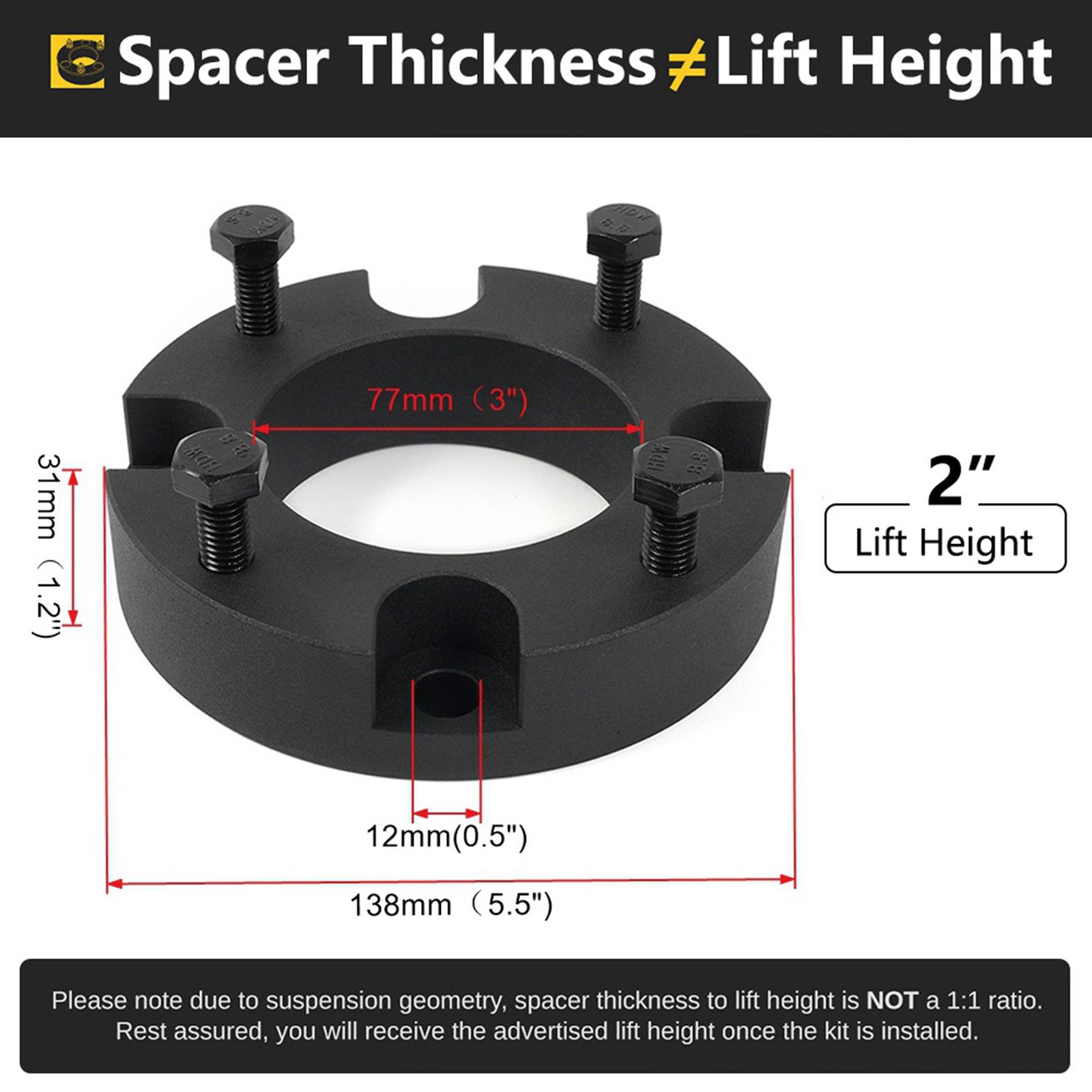 Leveling Lift Set Accessories Aluminum Alloy