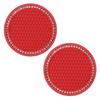 Car 2Pcs Black  Auto Cup Holder Anti Slip Insert Coasters Pads Interior Accessories Universal Fits Perfectly For Most Cups