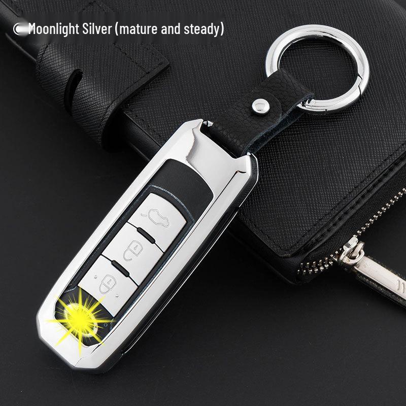 Compatible Metal Car Key Shell for 2017 GAC Trumpchi GS4, GA6, GA3, GS5