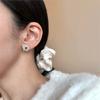 [Pretty] E1909 Zirconia Cubic Flower Earrings (9468761)