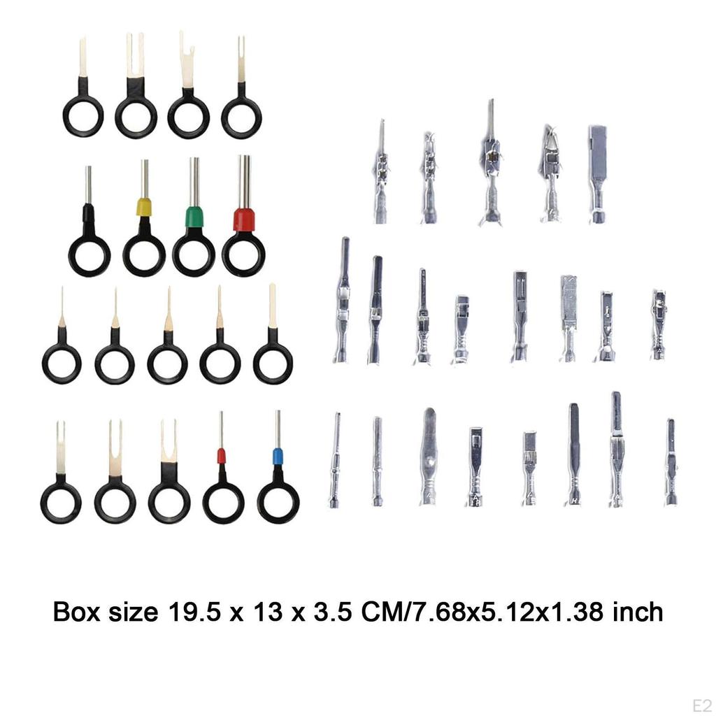 340x Auto Elektrische Draht Terminal Pin Connector Kit Premium Männlich Weiblich