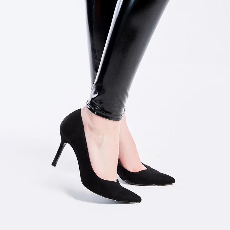 2026 Nouveau Legging Miroir Caoutchouté Haute Élasticité Sexy Taille Haute Latex Cuir Brillant Grande Taille Pantalon Femme