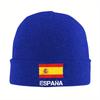 Spanish Flag Bonnet Hats Skullies Beanies Unisex Women Retro Thermal Elastic Beanie Hats Autumn Winter Hippie Design Cap