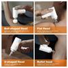ABBP-A Portable Electric Fascia Massage Gun, 4 Replaceable Massage Heads, 6-Speed Mode Adjustment, Deep Tissue Impact Muscles