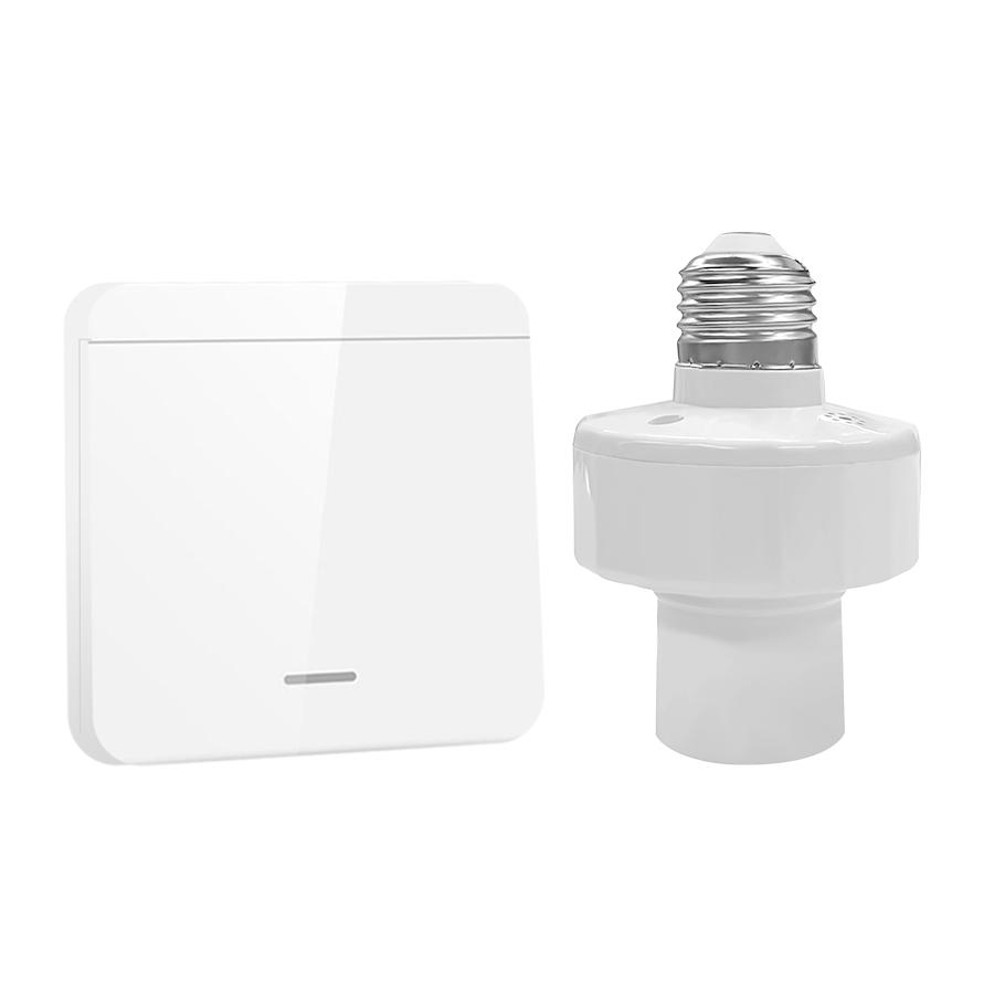 RF 433Mhz Wireless Remote Control Light Lamp Holder 110V 220V E27 Lamp Base Light Switch 1/2/3 Gang Wall Switch for Led Bulb