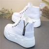 Fashion 10cm Women Casual Shoes Platform Wedge Women Fashion Sneakers Chunky Shoes Spring Autumn Vulcanize Skateboard