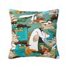 Perry The Platypus Pillow Case P-Phineas and F-FerbS Cushion Cover Soft Design Funny Pillowcases For Sofa Home Decorative