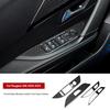 For Peugeot 208 2020 2021 2022 2023 2024 2025 Solf Carbon Fiber Center Console Gear Shift Frame Window Switch Trim Cover Sticker