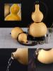 Natural Dried Gourd Water Bottle With Lid Hollow Calabash Table Decor Retro Chinese Pumpkin Drinks Holder Home Decor Ornament