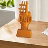 1 Dad Trophy Ornament 3D Printed Middle Finger Trophy Resin Figurine Statue Sculpture Home Office Desktop Decoration Father's Day Gift