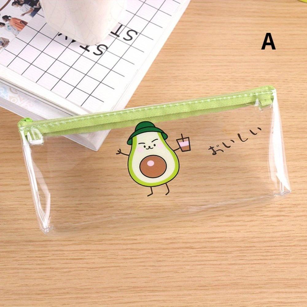 1PC Pencil Case Avocado School Pencil Box Pencilcase Pencil Bag School Supplies Stationery