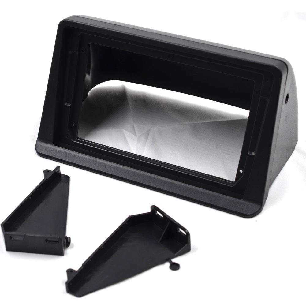 2 Din 9 inch Car Radio Fascia for Mitsubishi Pajero Montero V31 Cheetah Kingbox Stereo Frame Plate Adapter Navigation Panel