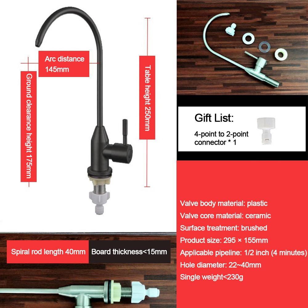 Single Cold Kitchen Taps Quick Connector Drinking Water Faucet Water Filter Faucet Wash Basin