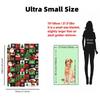 1PC Santa and Christmas Tree Print Blanket — Made of soft plush flannel, it's lightweight and durable, perfect for sofas, beds,