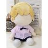 Niannyyhouse 40cm Plush Toy with Clothes, Bow Tie, Necktie, Dress Shirt, Skirt, Pants, School Uniform, and Accessories (Purple-2)