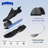 Blue Gull Men's Four Seasons Safety Shoes: Anti-Smash, Anti-Puncture, Low-Top, Wear-Resistant, Comfortable for Long-Standing Work.