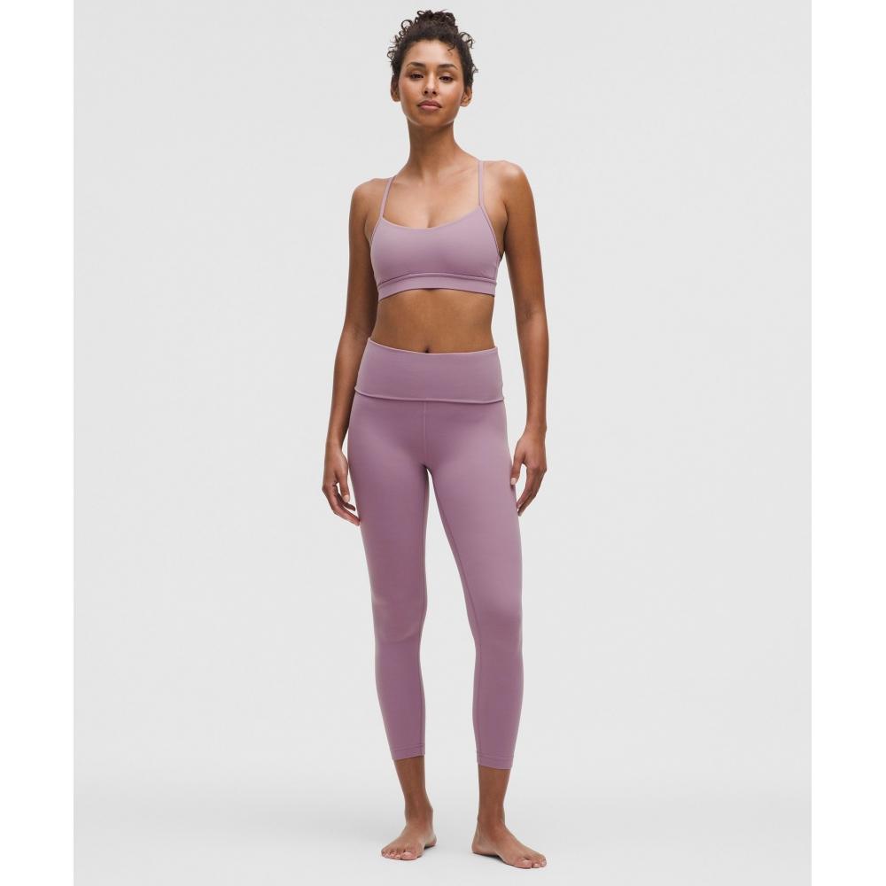 Lululemon Flow Y BrA Nulu  Light Support  A C Cups lAvender Lux