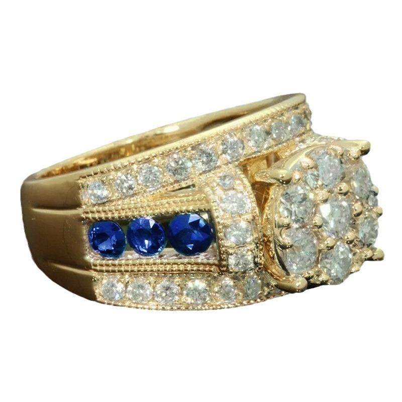 High-End Luxury Banquet Shiny Ring Women, Fashionable Dress With Ring, Popular Light Luxury Jewelry