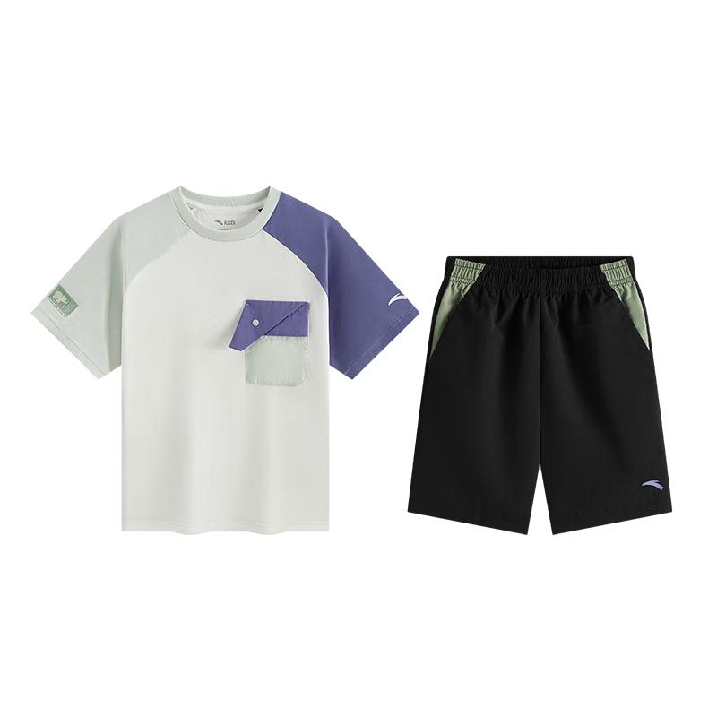 ANTA Kids 2025 Autumn Outdoor Sportswear Set for Boys 130